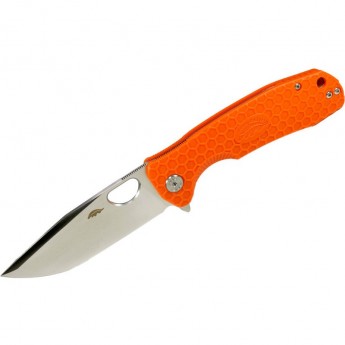 Нож HONEY BADGER TANTO L с оранжевой рукояткой