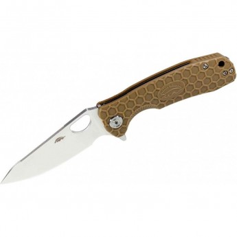 Нож HONEY BADGER LEAF M с песочной рукоятью Нож HONEY BADGER LEAF M с песочной рукоятью