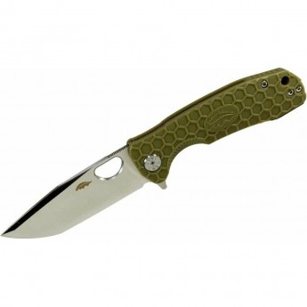 Нож HONEY BADGER TANTO M с зеленой рукоятью